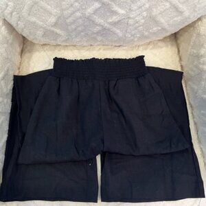 Boutique Black Linen Pants